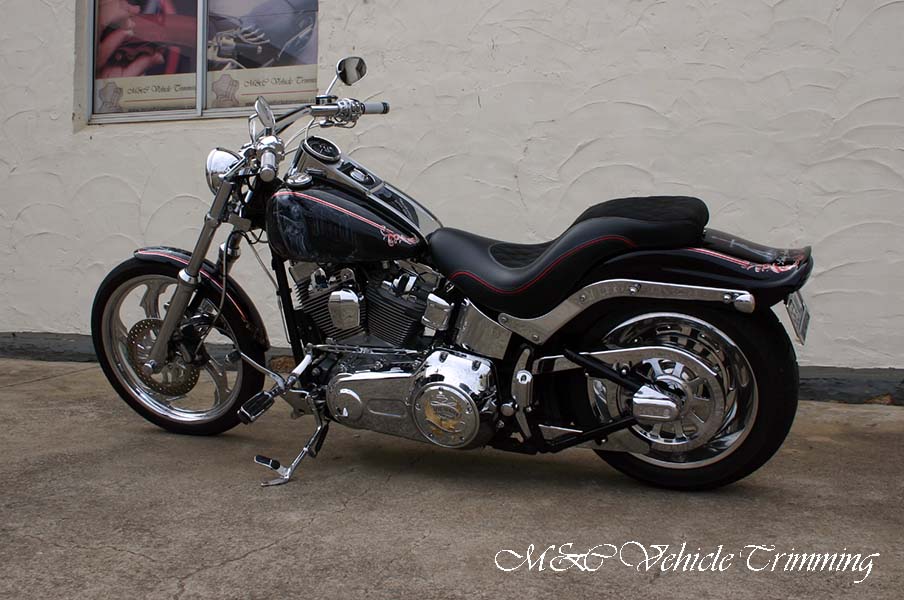 Harley Davidson customized seat